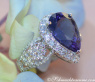 Picture Perfect AAA Tanzanite Ring with Diamonds