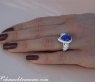 Picture Perfect AAA Tanzanite Ring with Diamonds