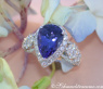 Picture Perfect AAA Tanzanite Ring with Diamonds