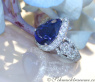 Picture Perfect AAA Tanzanite Ring with Diamonds