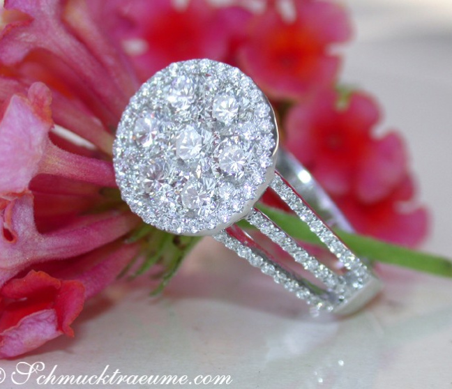 Extra flat Diamond Ring Extra flat Diamond Ring