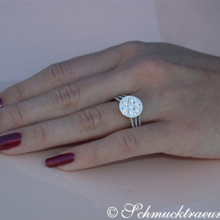 Extra flat Diamond Ring