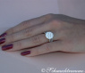 Extra flat Diamond Ring