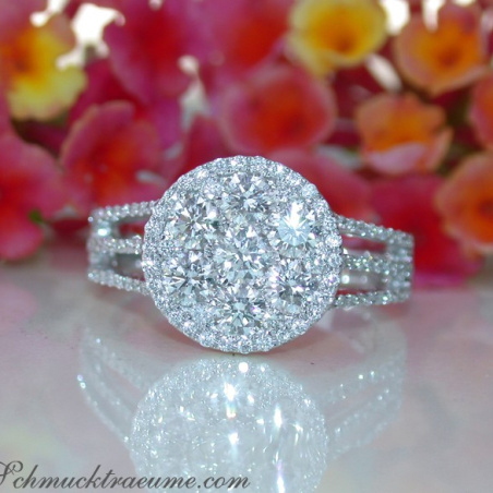 Extra flat Diamond Ring