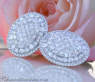 Prestigeous Diamond Earrings with Baguette & Princess Diamonds