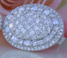 Prestigeous Diamond Earrings with Baguette & Princess Diamonds