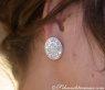 Prestigeous Diamond Earrings with Baguette & Princess Diamonds
