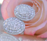 Prestigeous Diamond Earrings with Baguette & Princess Diamonds