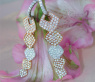 High-end Dangling Earrings with Diamonds