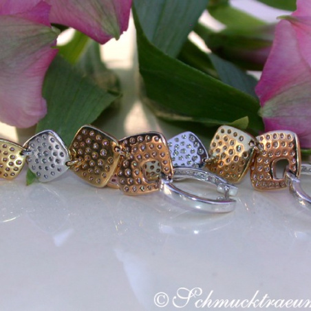 High-end Dangling Earrings with Diamonds