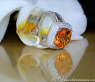 Amazing Madeira Citrine Ring with Diamonds