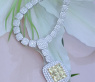 Luxus: Brillanten Collier mit gelben Diamanten