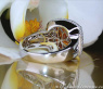 Amazing Madeira Citrine Ring with Diamonds
