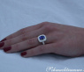 Precious AAA Tanzanite Ring with Diamonds