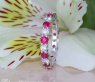 Precious Diamond Eternity Ring with Rubies
