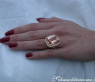 Opulent Morganite Ring with Diamonds