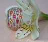 Regenbogen Saphir Ring mit Brillanten