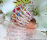 Regenbogen Saphir Ring mit Brillanten