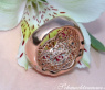 Regenbogen Saphir Ring mit Brillanten