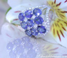 Stately Ceylon Sapphire Ring with Diamonds