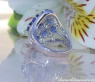 Stately Ceylon Sapphire Ring with Diamonds