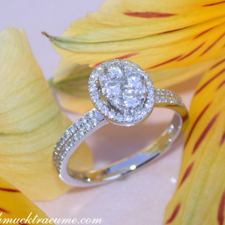 Oval Diamond Ring
