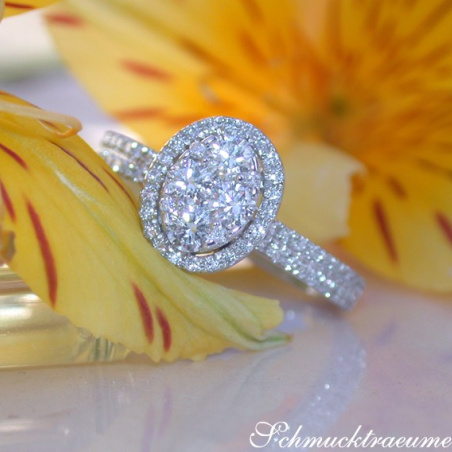 Oval Diamond Ring