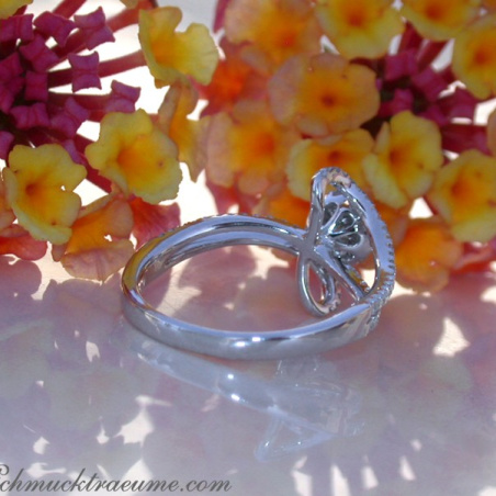 Delicate Diamond Solitaire Ring