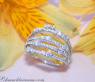 Multi Row Diamond Ring
