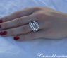 Multi Row Diamond Ring