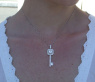 Magnificent Diamond Key Pendant