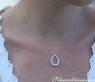 Precious Diamond Pear Pendant