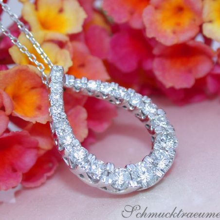 Precious Diamond Pear Pendant