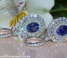 Magnificent AAA Tanzanite Dangling Earrings with Diamonds
