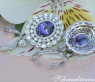 Magnificent AAA Tanzanite Dangling Earrings with Diamonds