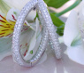Oval Diamond Pavé Hoops