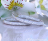 Oval Diamond Pavé Hoops
