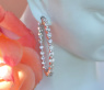 Pretty Diamond Hoop Earrings (Ø 31 mm)