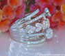 Multirow Diamond Ring (Heart Design)