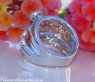 Multirow Diamond Ring (Heart Design)