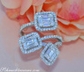 Unusual Diamond Ring with Baguette Diamonds