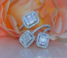 Unusual Diamond Ring with Baguette Diamonds