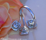 Unusual Diamond Ring with Baguette Diamonds