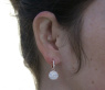 Pretty Diamond Earrings in Rose gold 14k