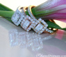 Three enchanting diamond rings (stacking rings)
