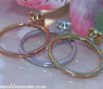 Three enchanting diamond rings (stacking rings)