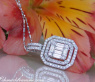 Exquisite Diamond Pendant with Baguette Diamonds