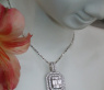 Exquisite Diamond Pendant with Baguette Diamonds