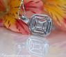 Exquisite Diamond Pendant with Baguette Diamonds
