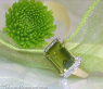 Fine Peridot Ring with Diamonds